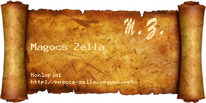 Magocs Zella névjegykártya